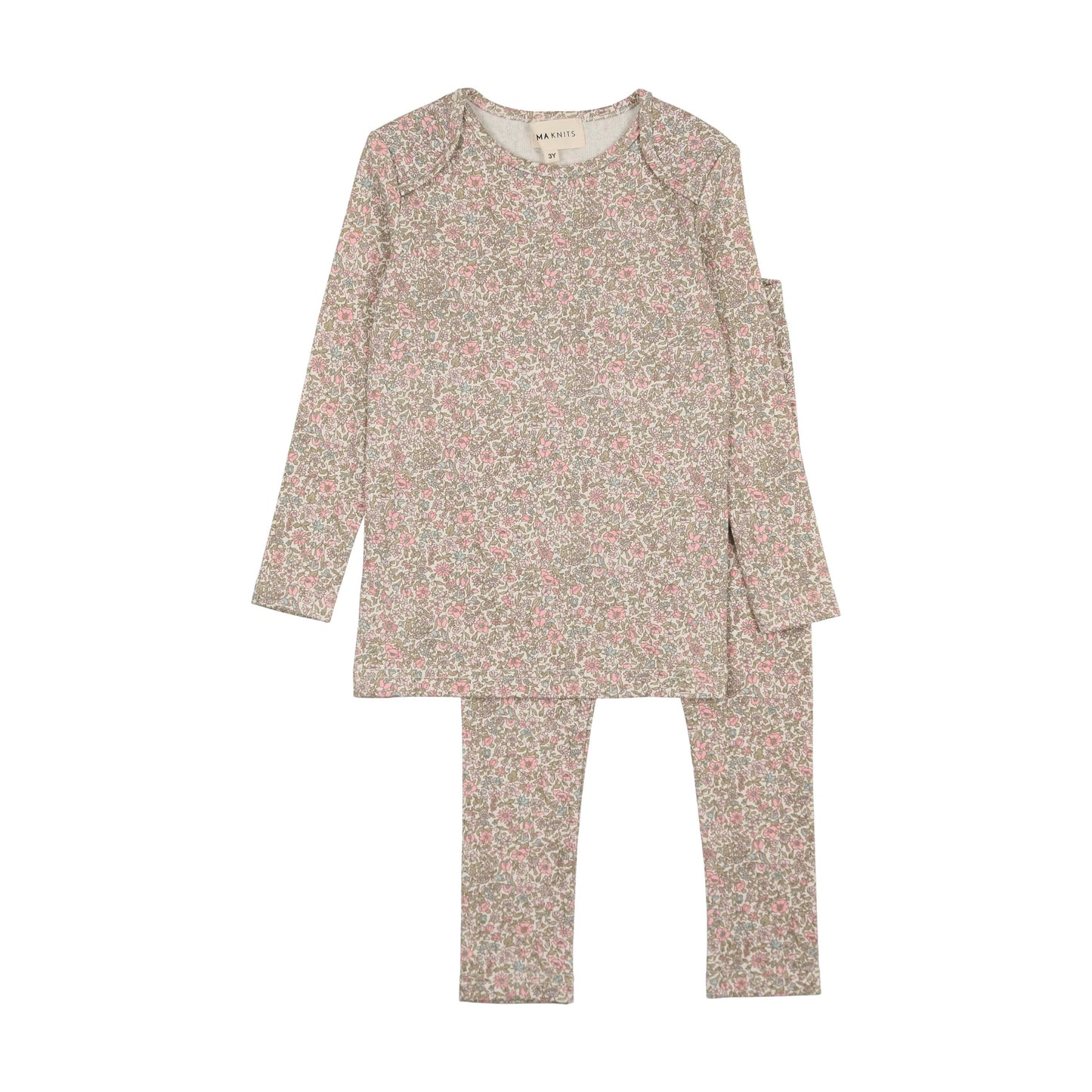 Floral print pajamas