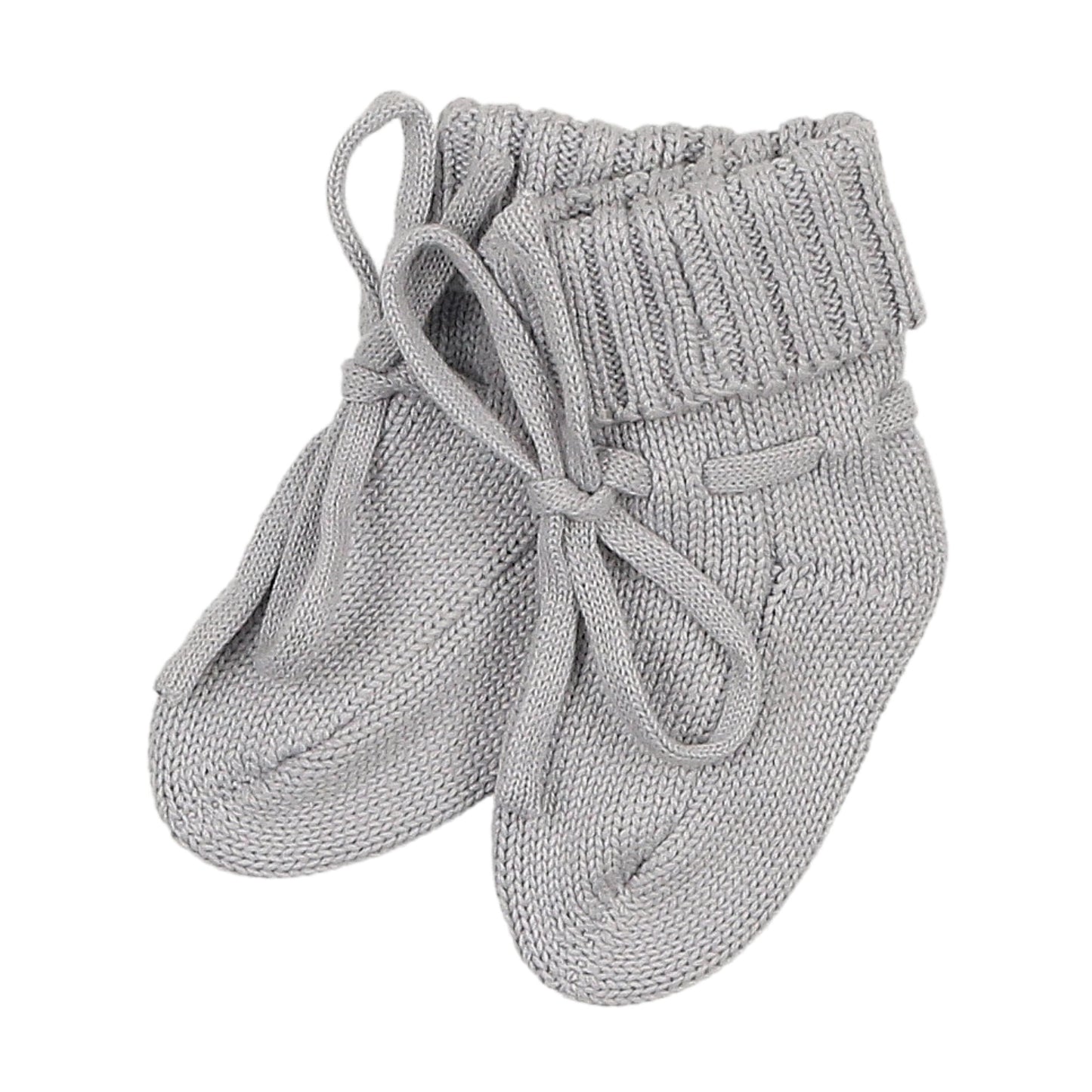 Seed stitch booties