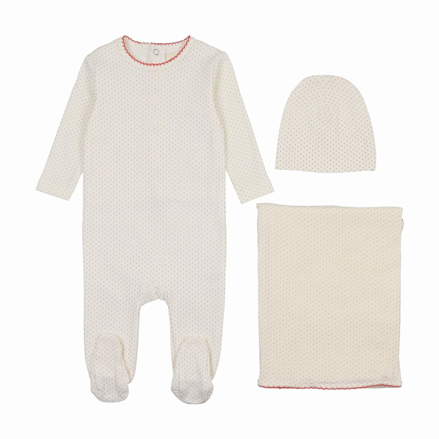 Polka dot three piece set