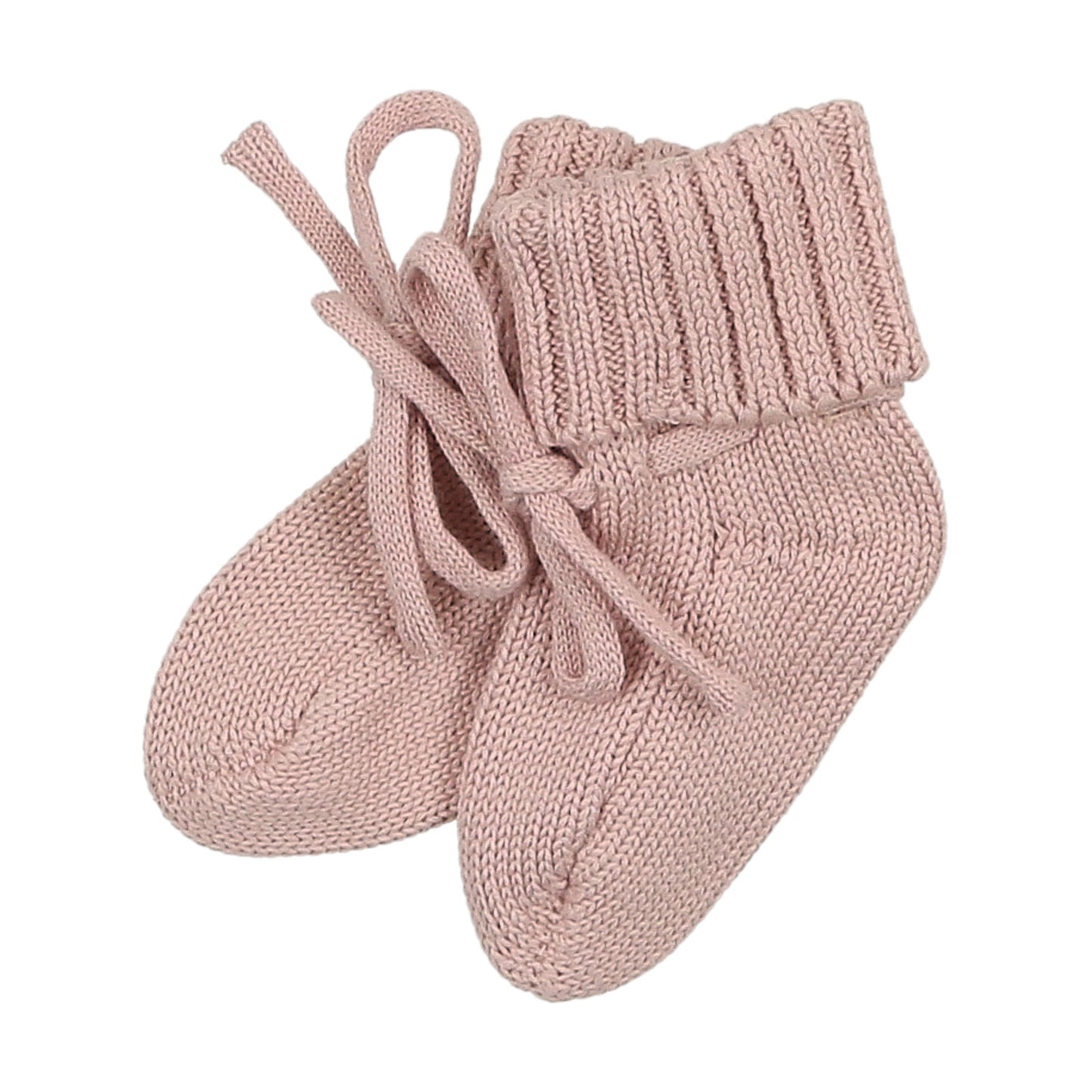 Seed stitch booties
