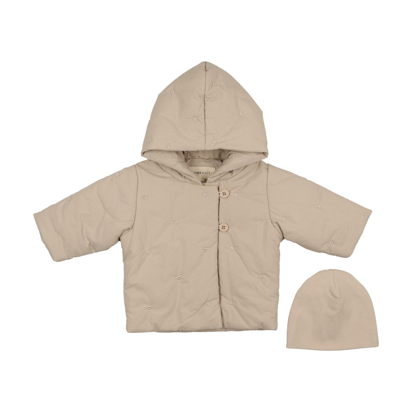 Quilted jacket + beanie