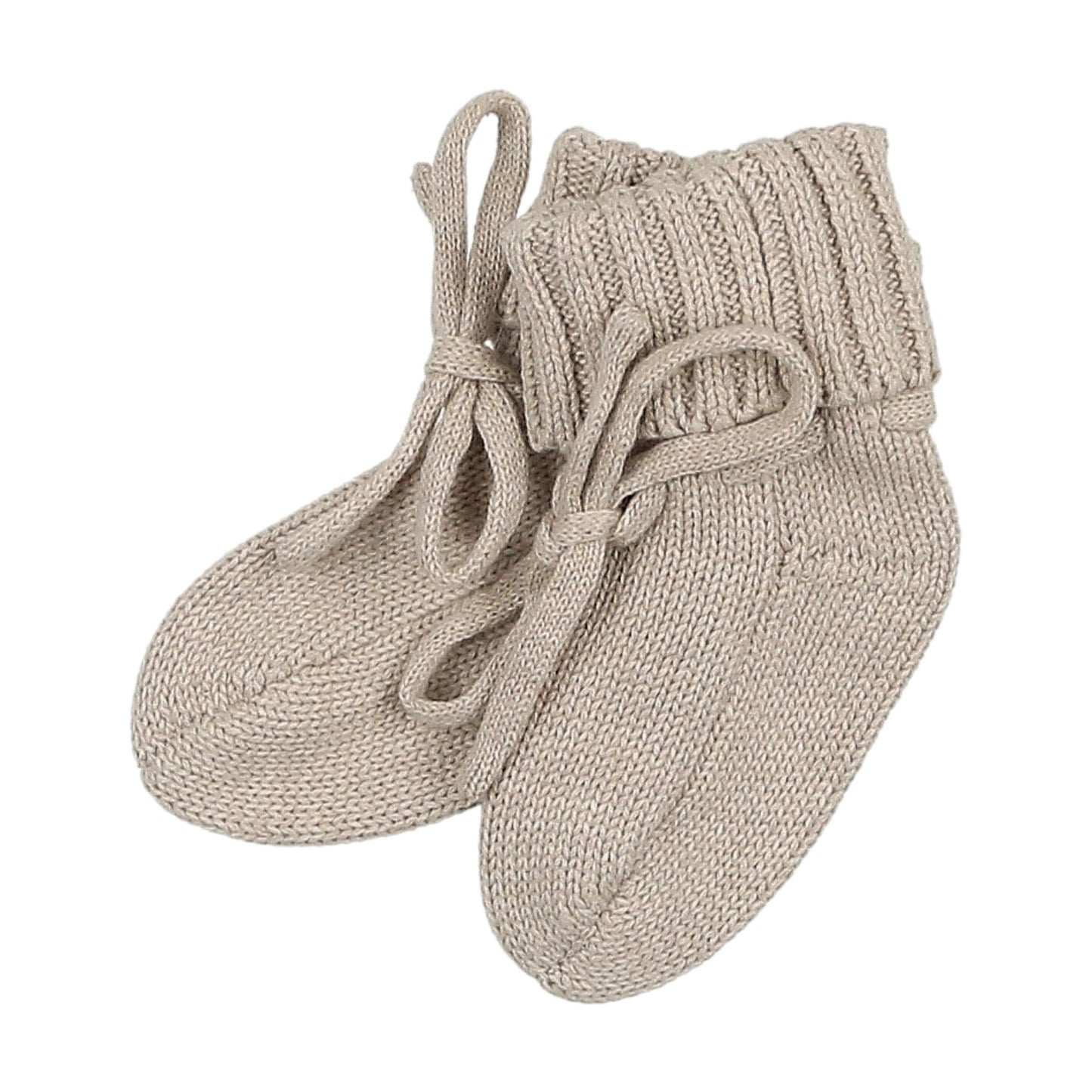 Seed stitch booties
