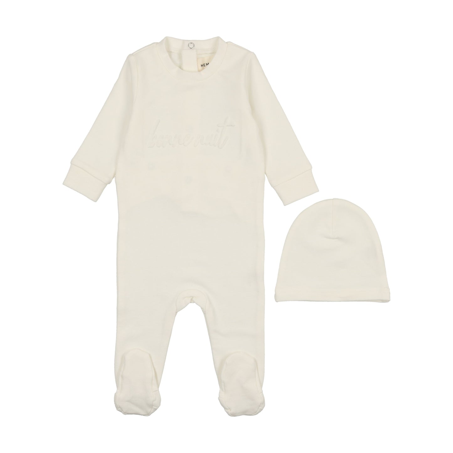 Sweatshirt Logo Footie + Beanie