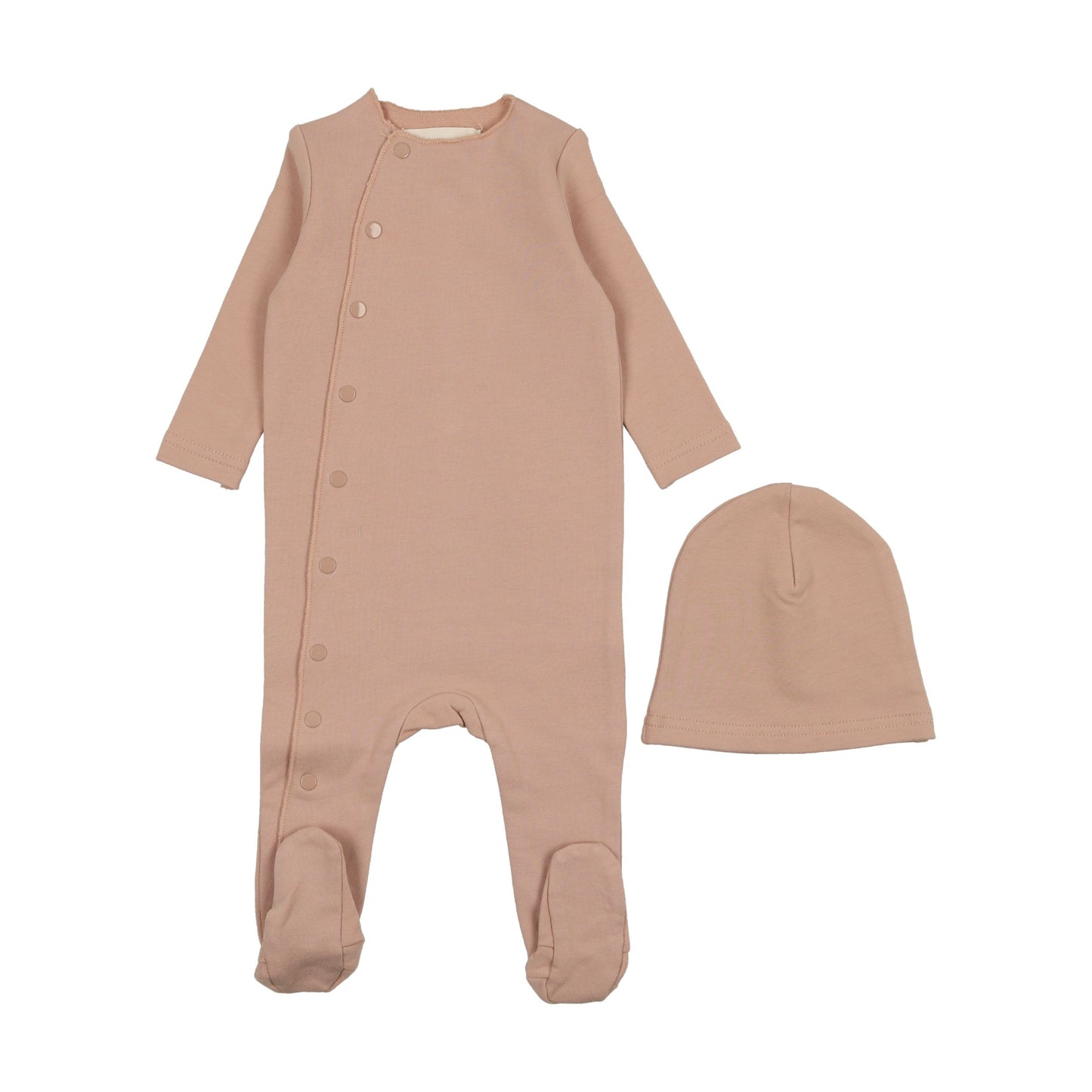 Side Snap Footie + Beanie