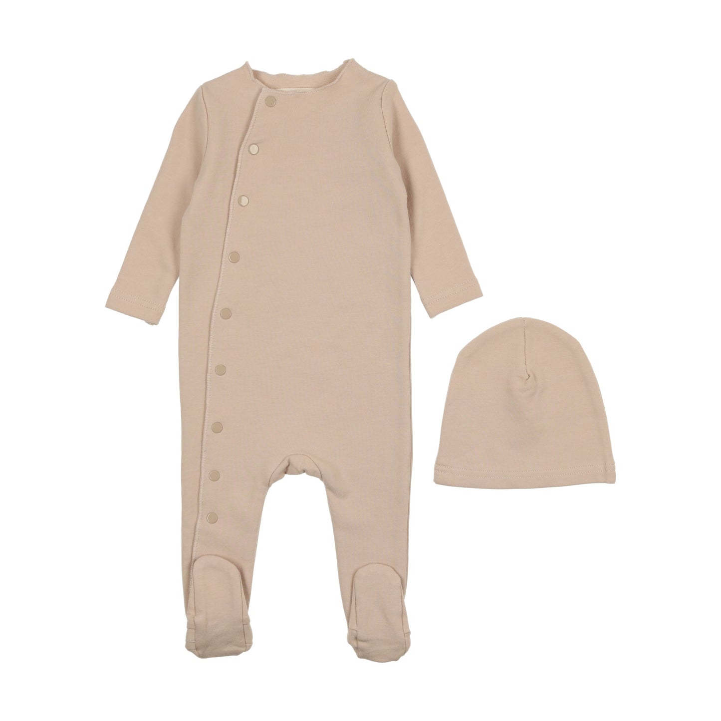 Side Snap Footie + Beanie