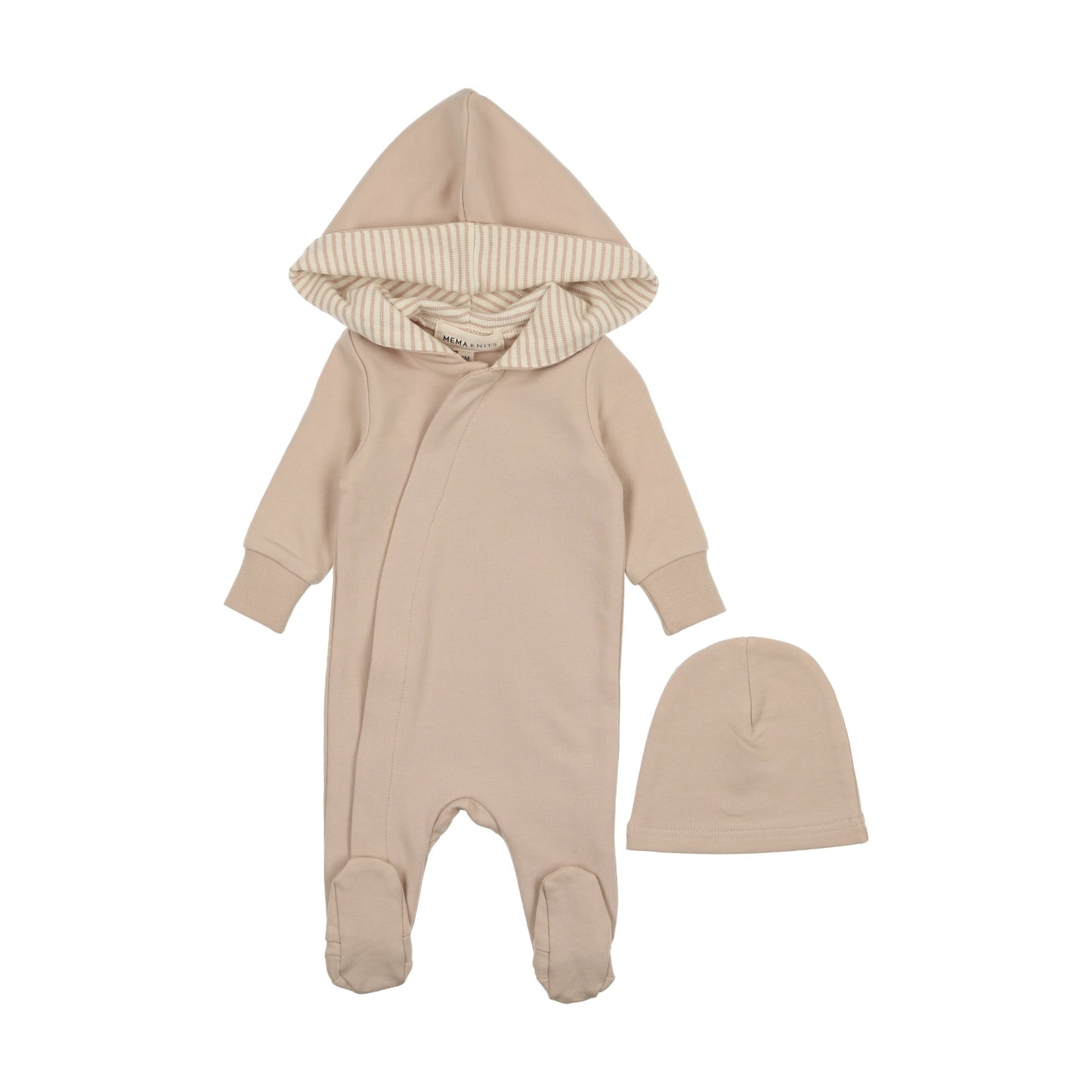 Hooded Footie + Beanie