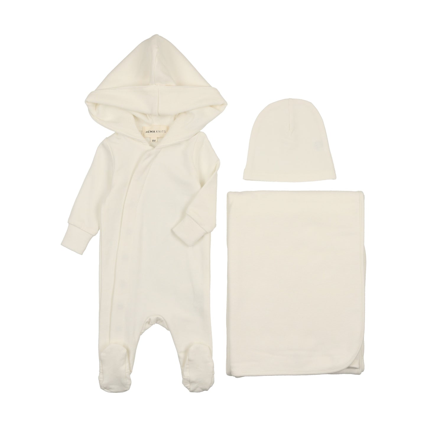Hooded Footie Three Piece Set