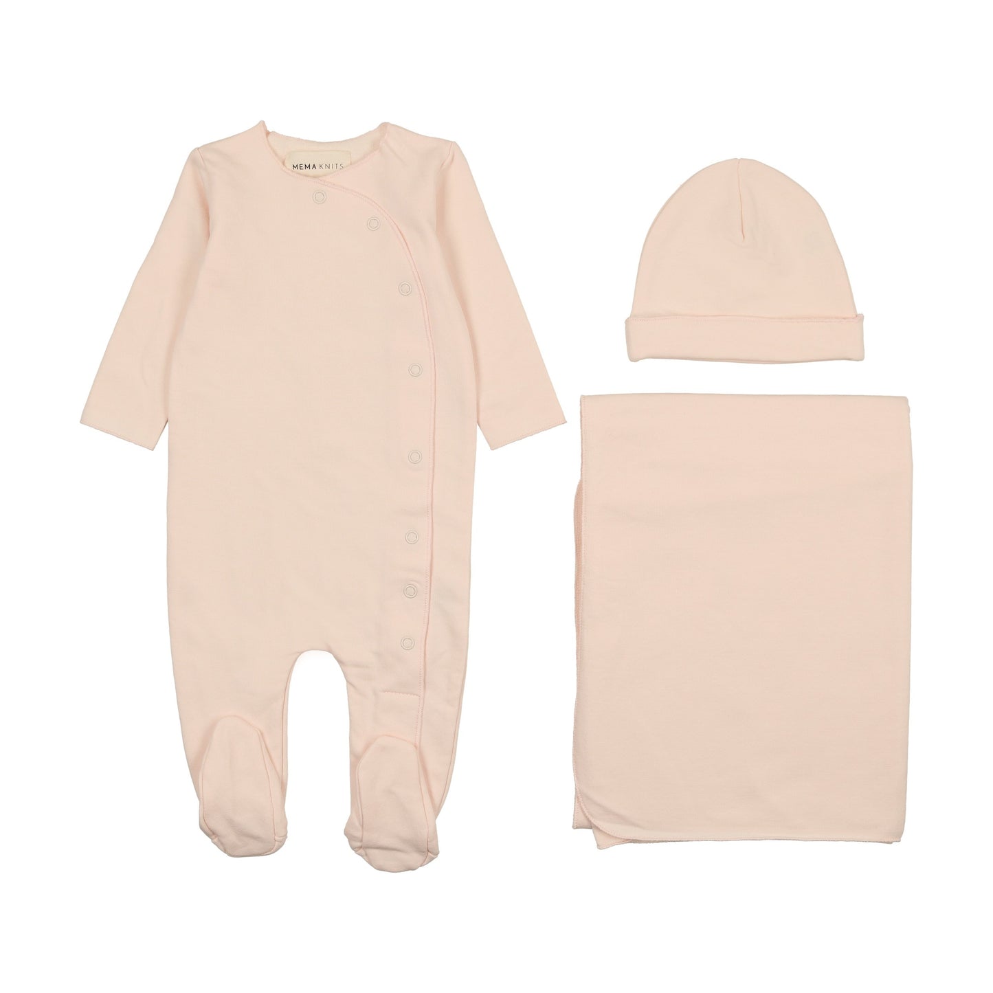 Solid side snap three piece set