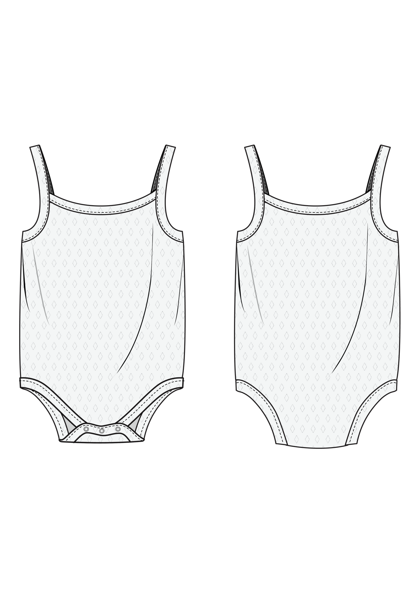 Pointelle undershirt (AW25-M128)
