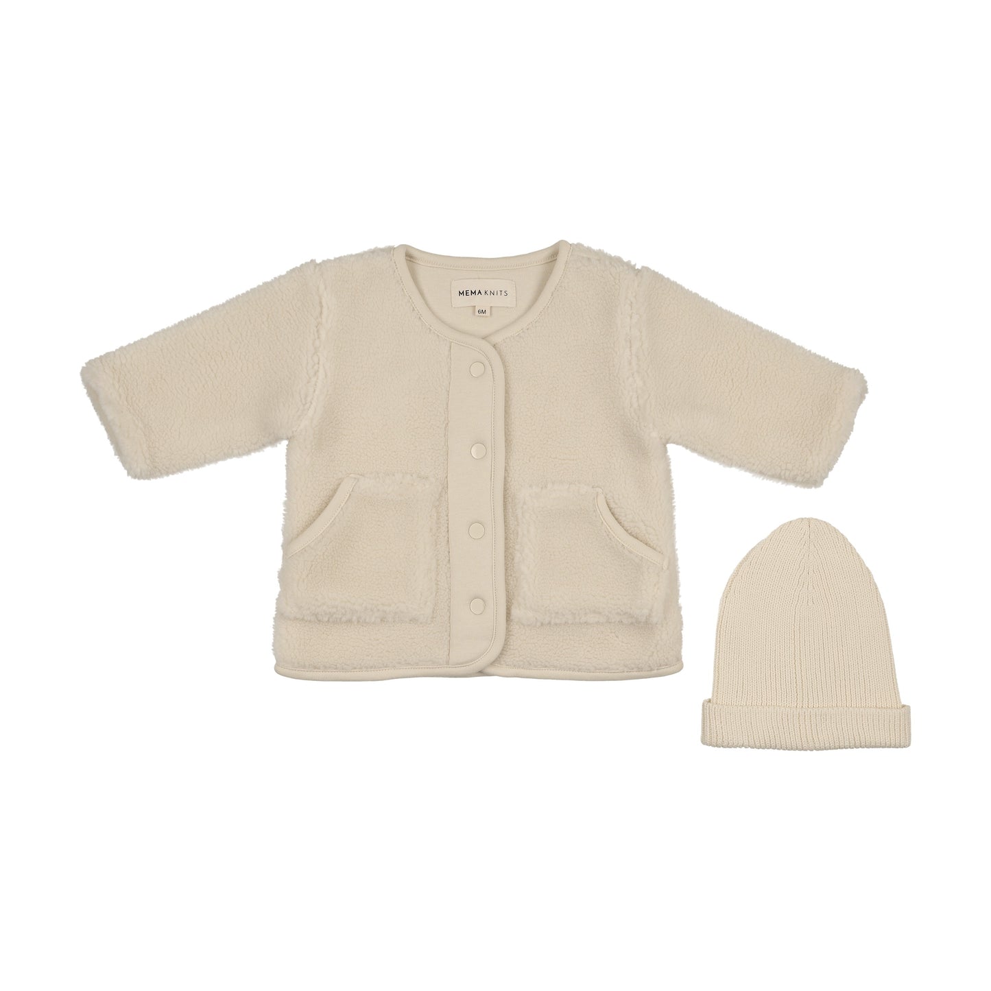 Sherpa Jacket + Beanie