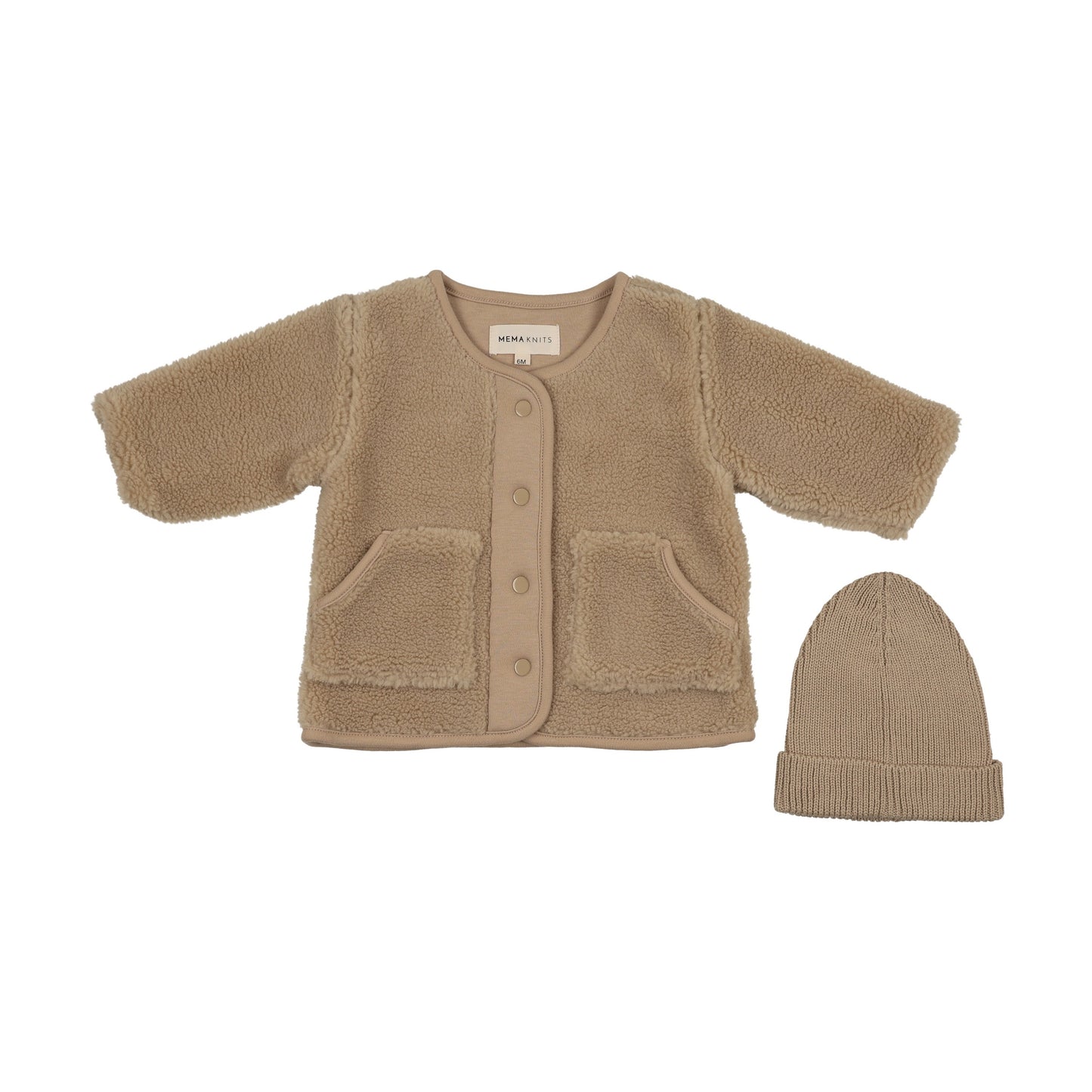 Sherpa Jacket + Beanie