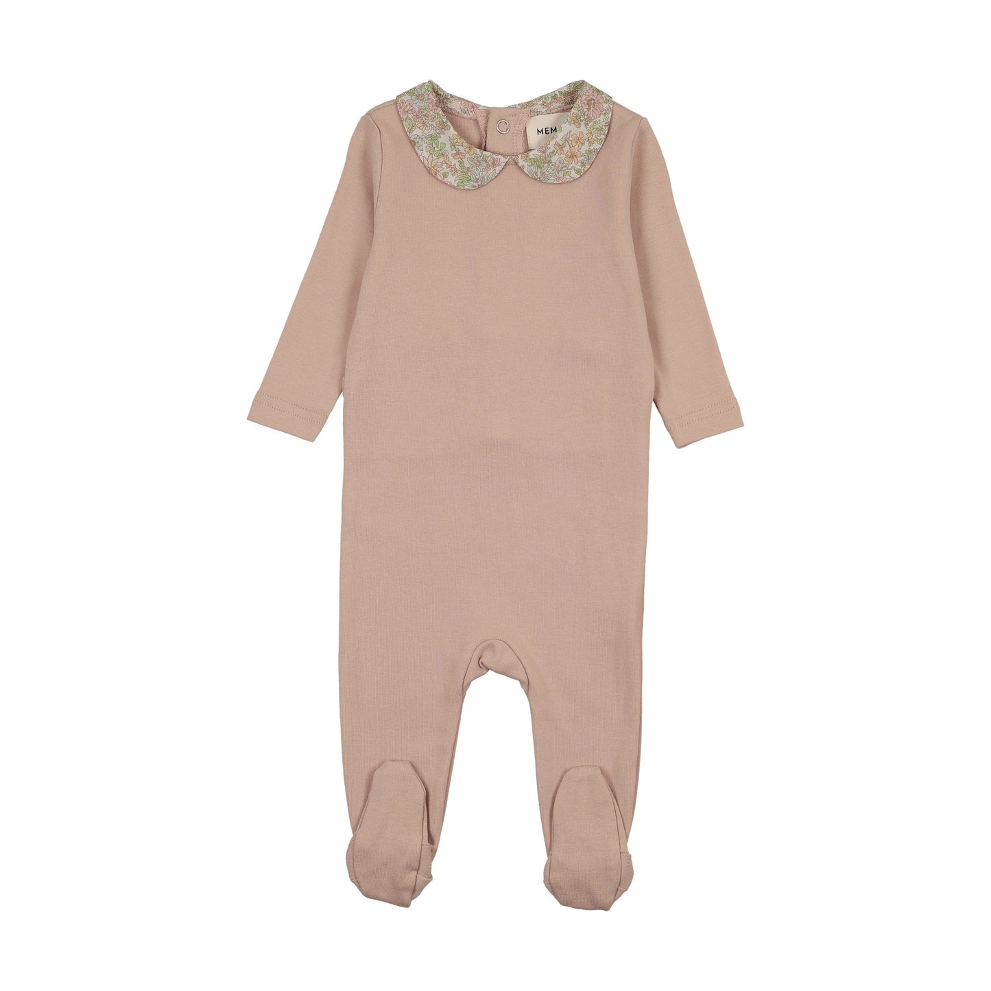 PRINTED COLLAR FOOTIE