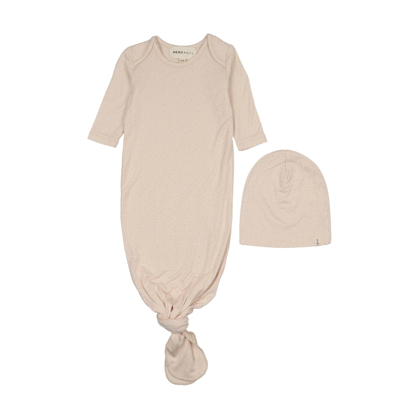 POLKA DOT SLEEP BAG + BEANIE