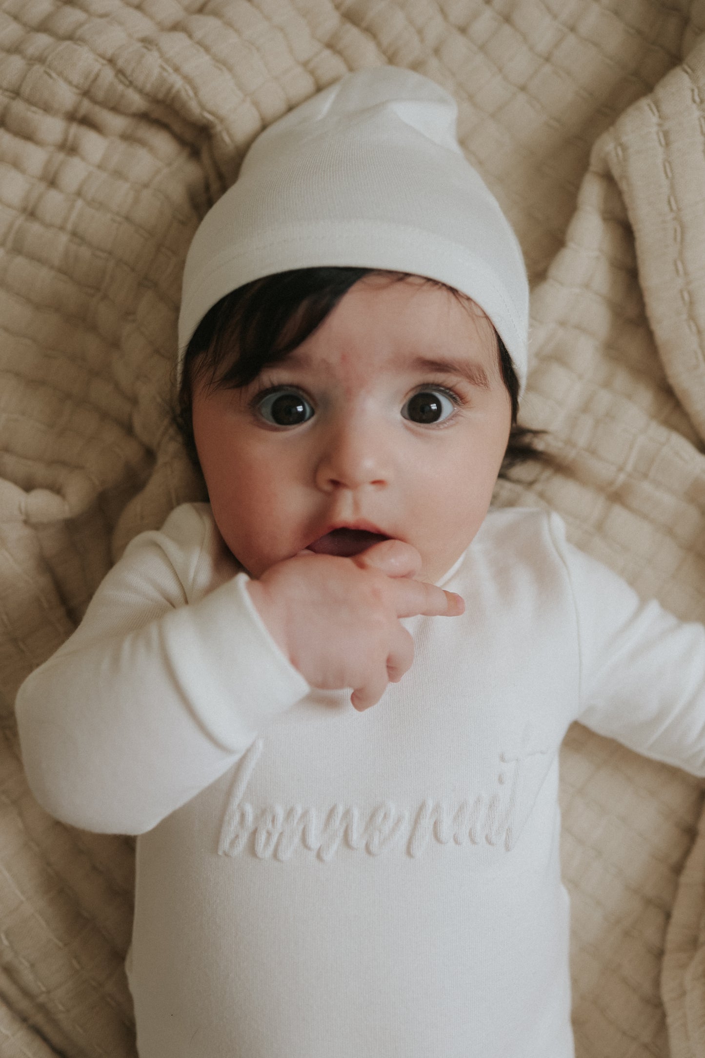 Sweatshirt Logo Footie + Beanie