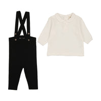 Baby overall + gauze shirt