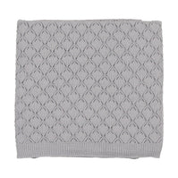Pointelle knits blanket