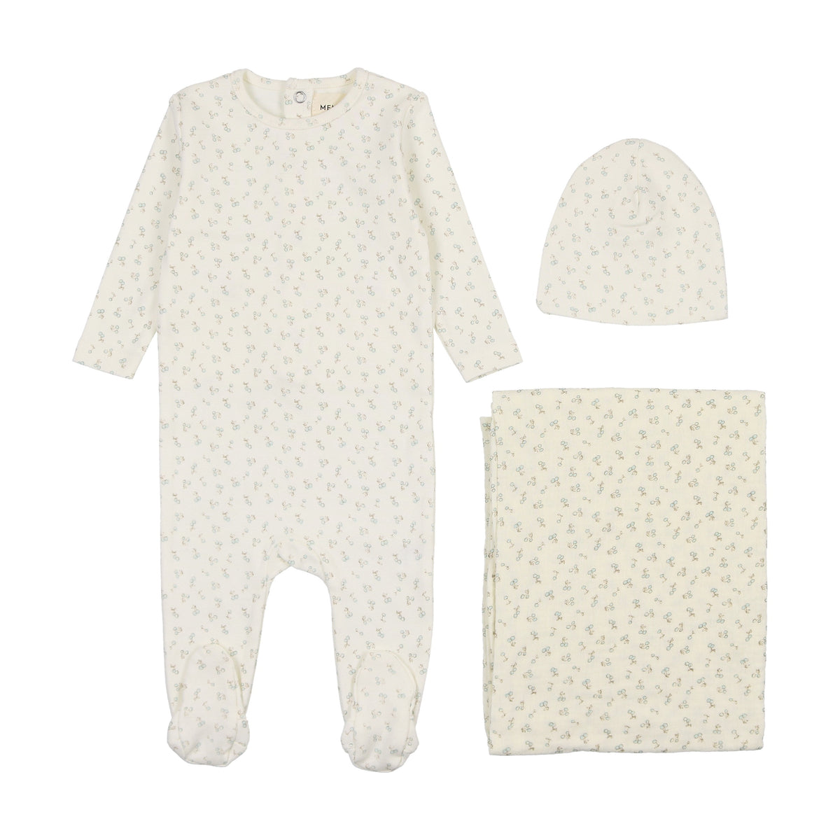 Cherry print three piece set-1
