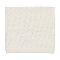 Pointelle knits blanket