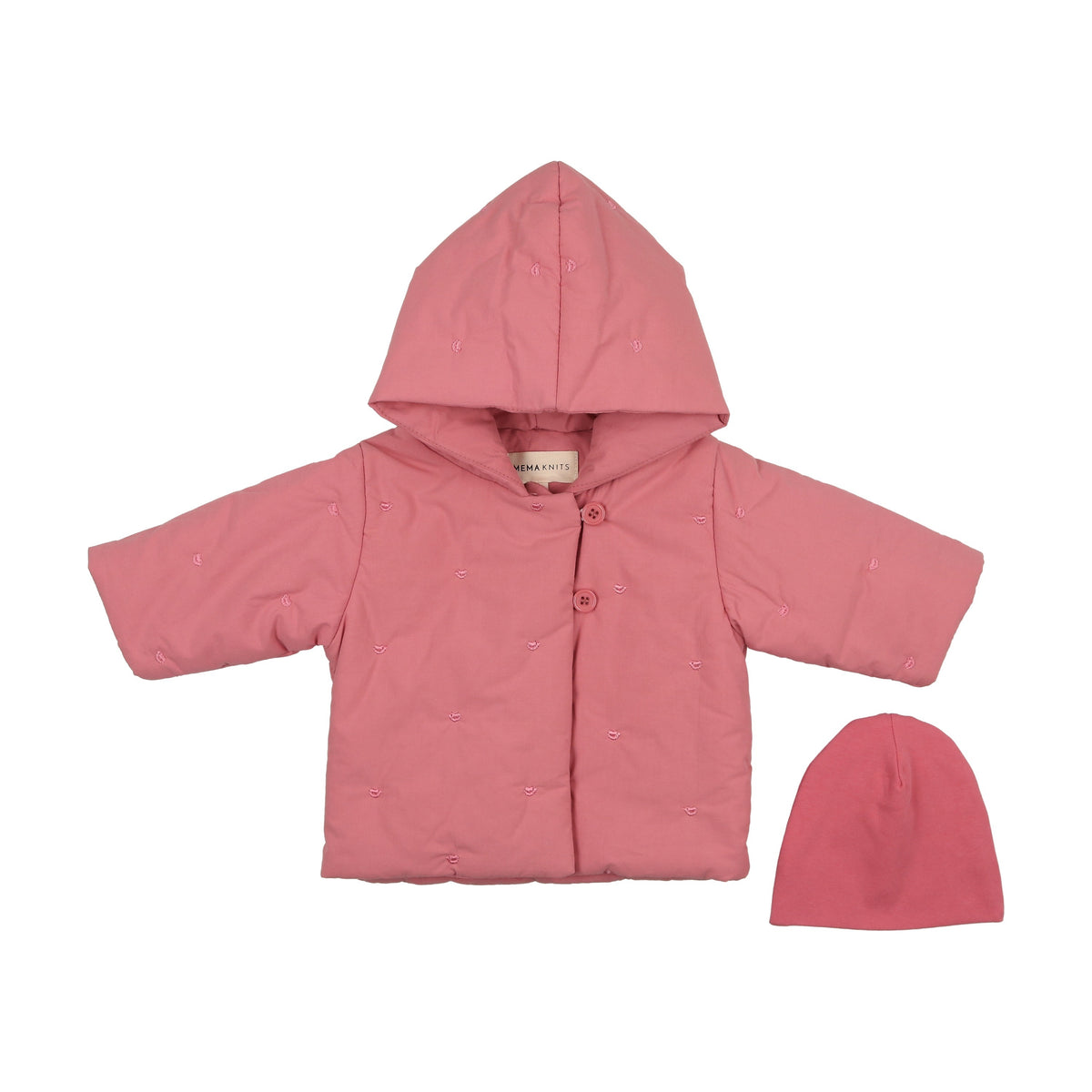 Quilted jacket + beanie-2