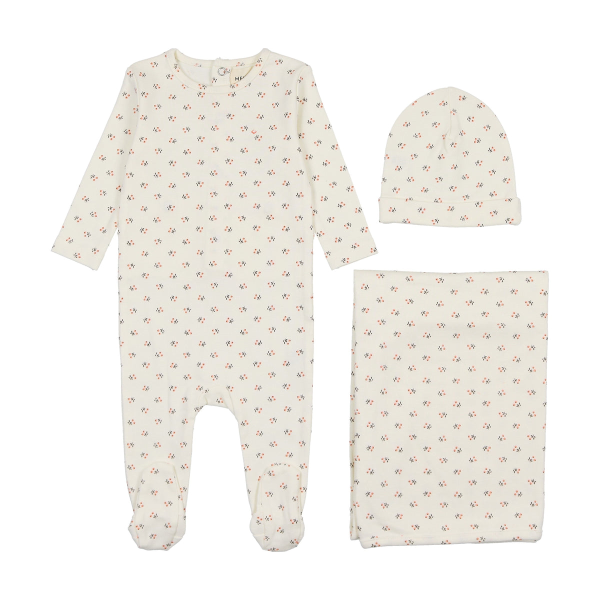 Bud print three piece set-2