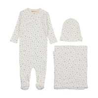 Printed side snap three piece set