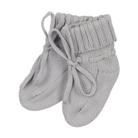Seed stitch booties