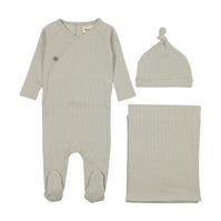 Thin striped three piece set