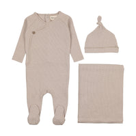 Thin striped three piece set