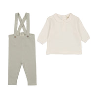 Baby overall + gauze shirt