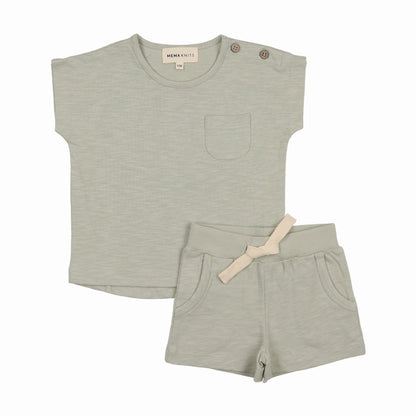 Boys short sleeve tee + shorts