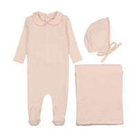 Pointelle three piece set