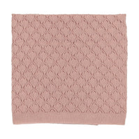 Pointelle knits blanket