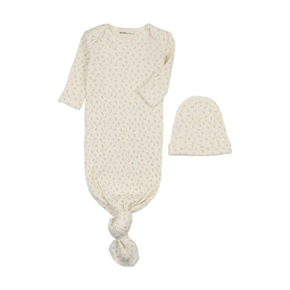 Sleep gown + beanie
