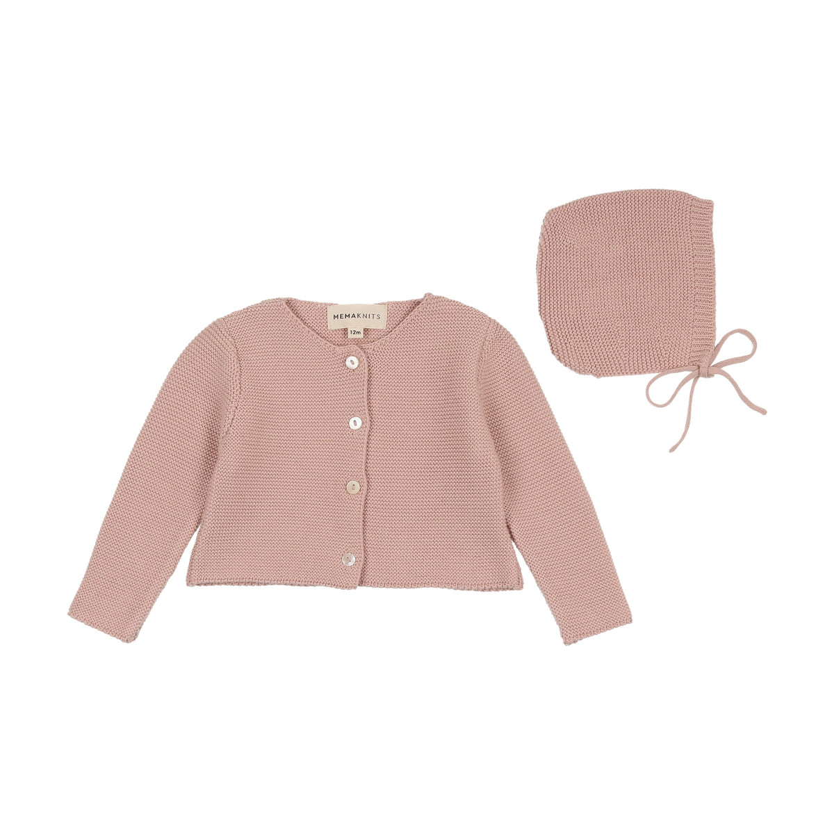 Knit cardigan + bonnet-4