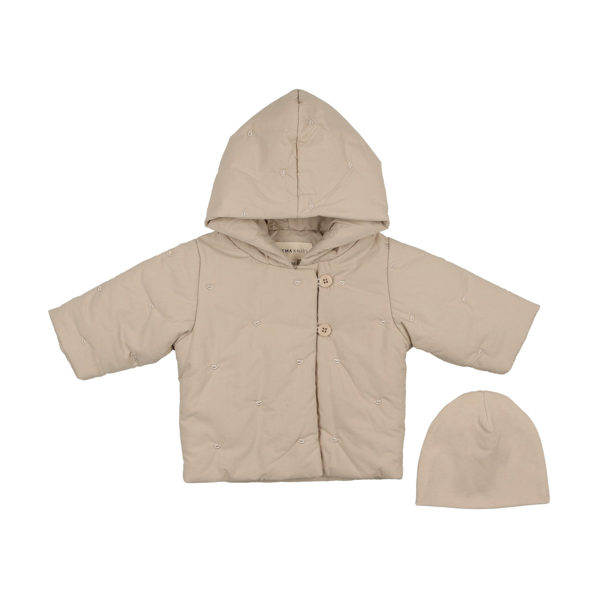 Quilted jacket + beanie-4