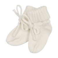 Seed stitch booties