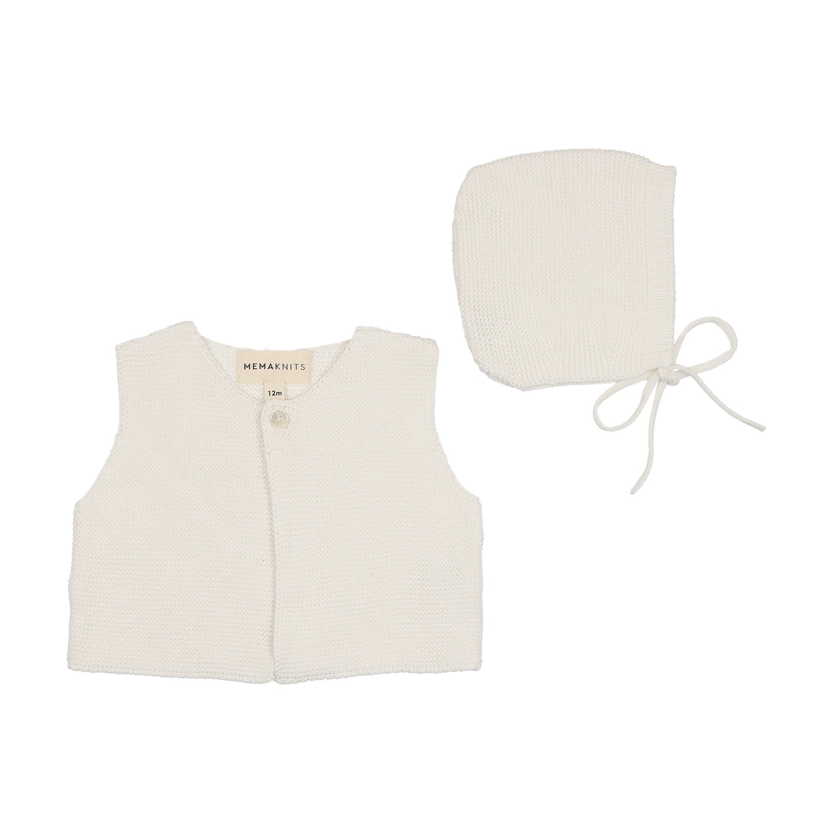 Knit cropped vest + bonnet-4