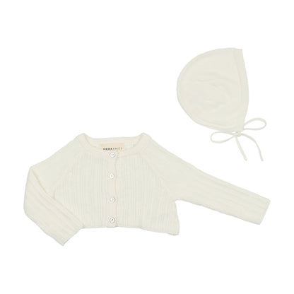 Crop Raglan Sleeve Cardigan