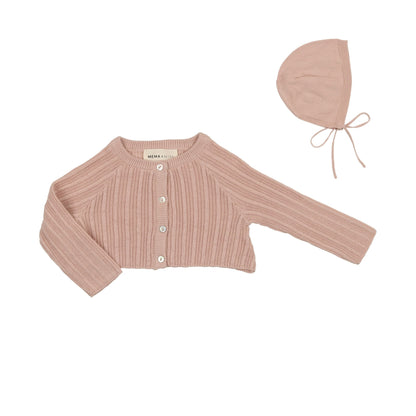 Crop Raglan Sleeve Cardigan