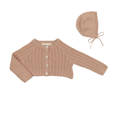 Crop Raglan Sleeve Cardigan