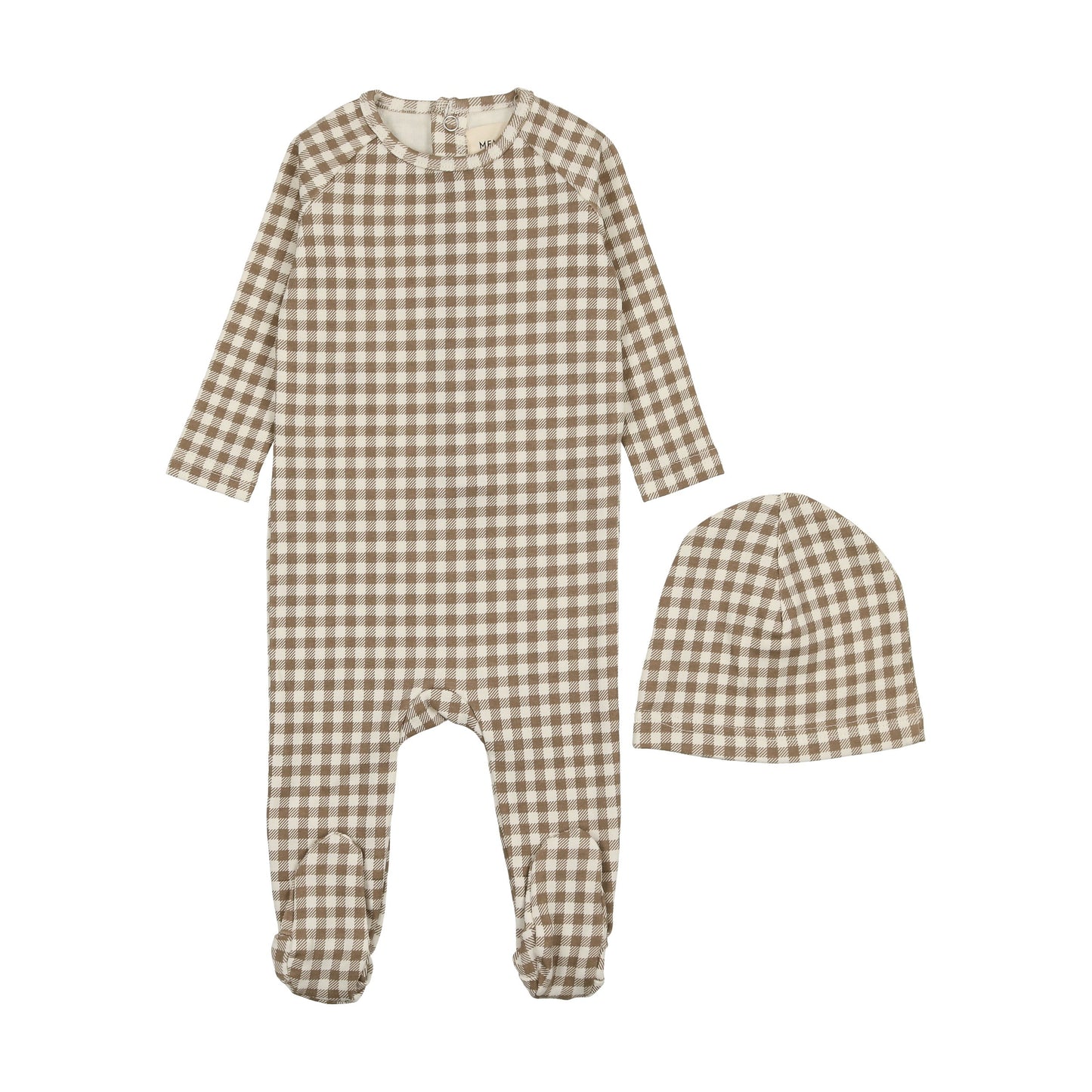 Gingham footie