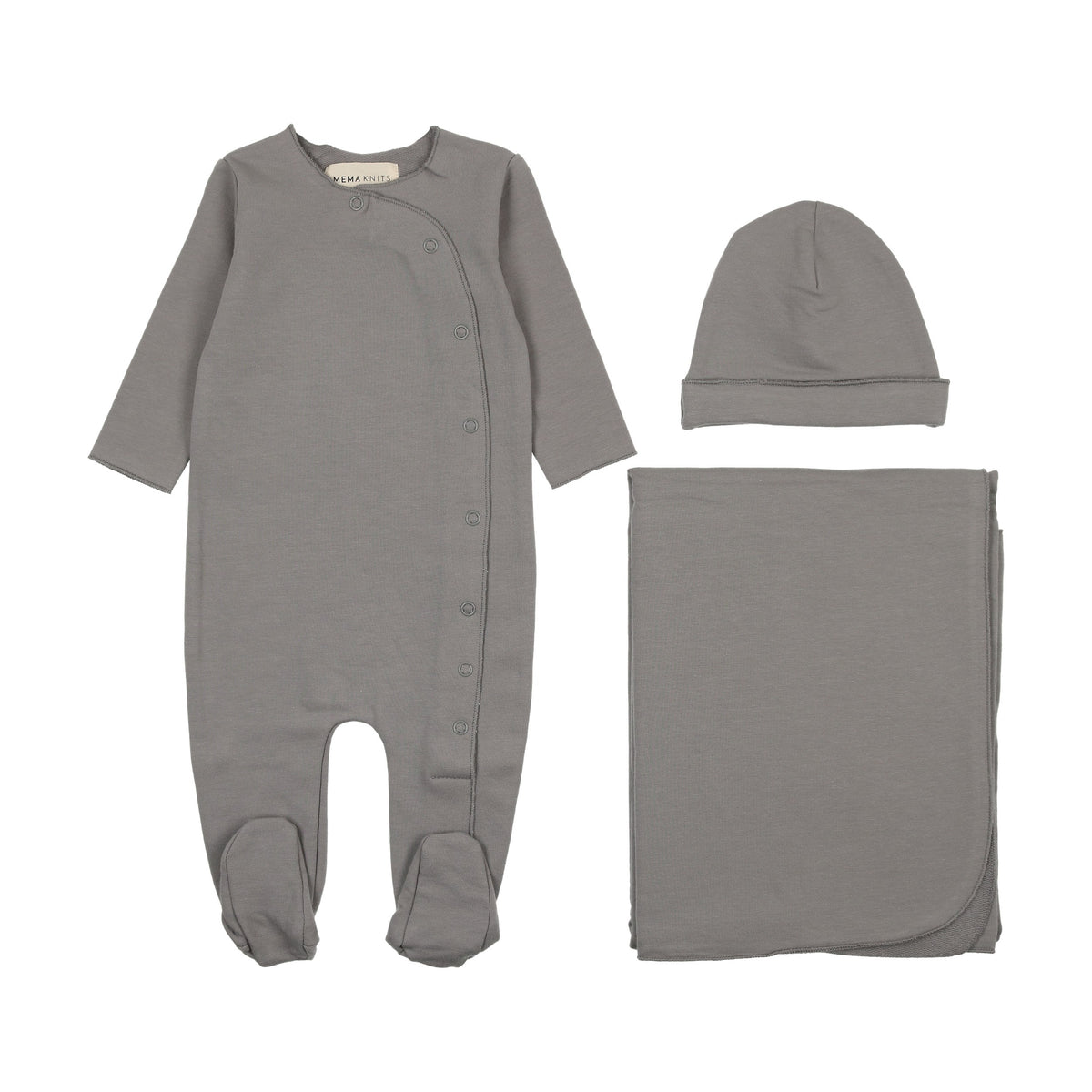 Solid side snap three piece set-2