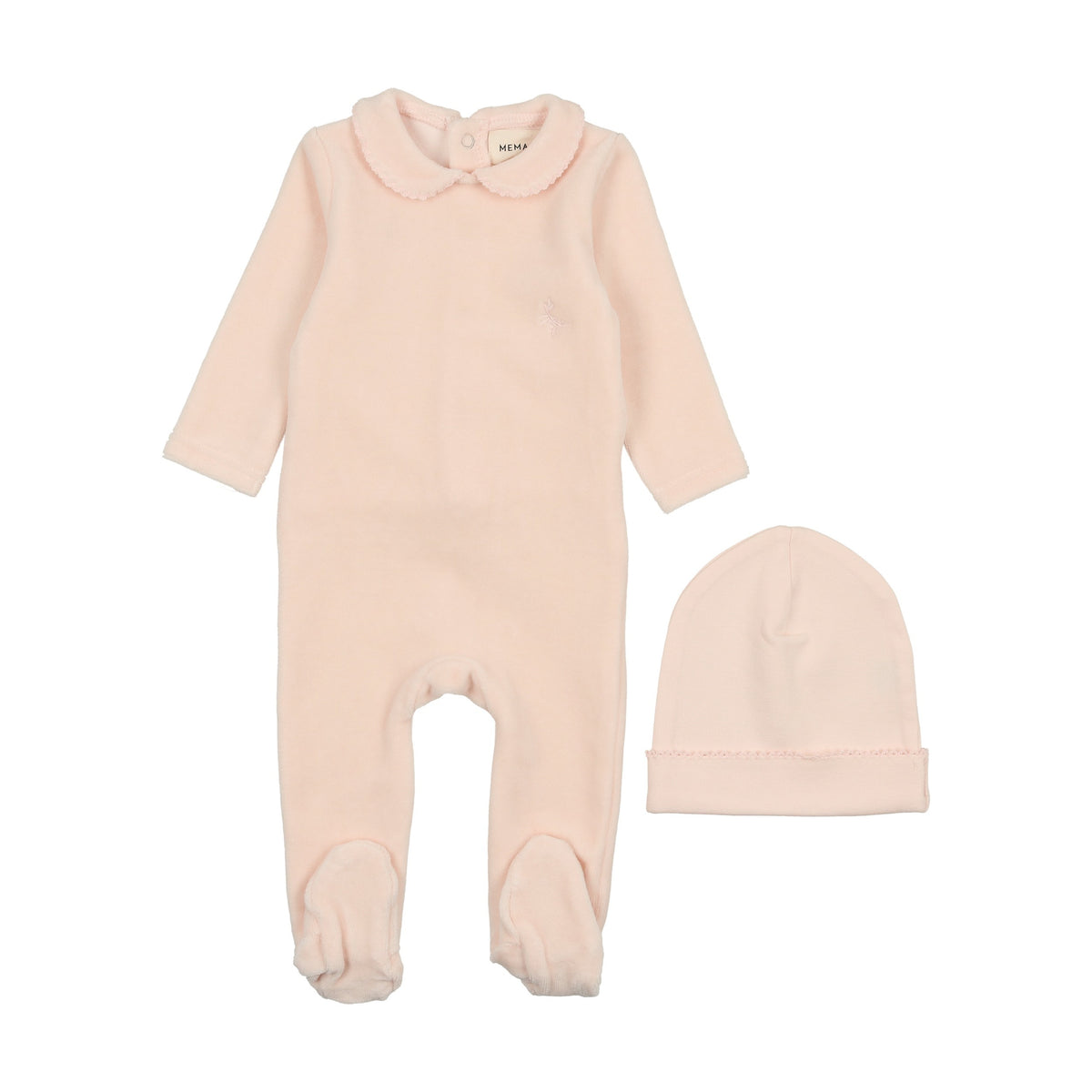 velour Picot Edge footie-2