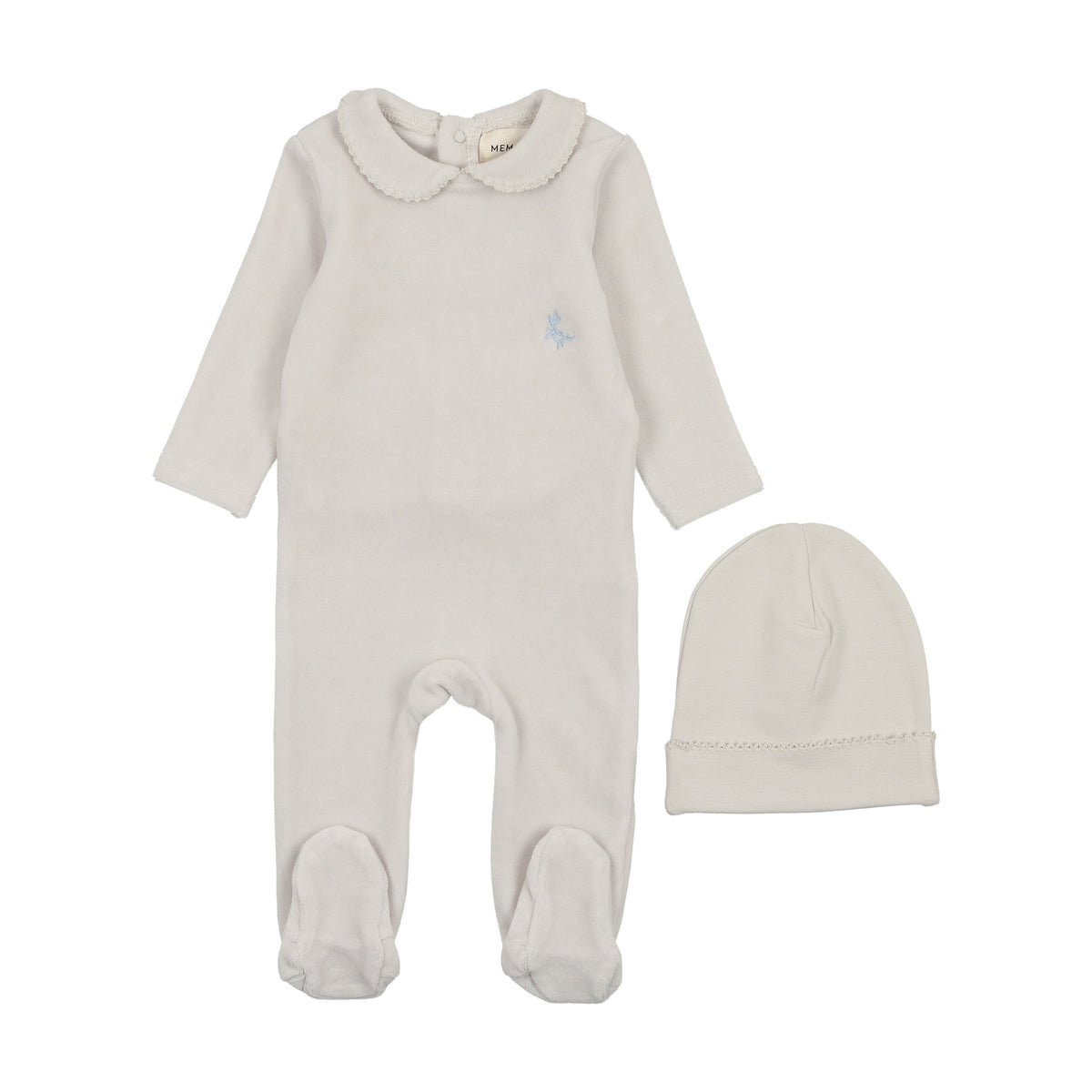 velour Picot Edge footie-1