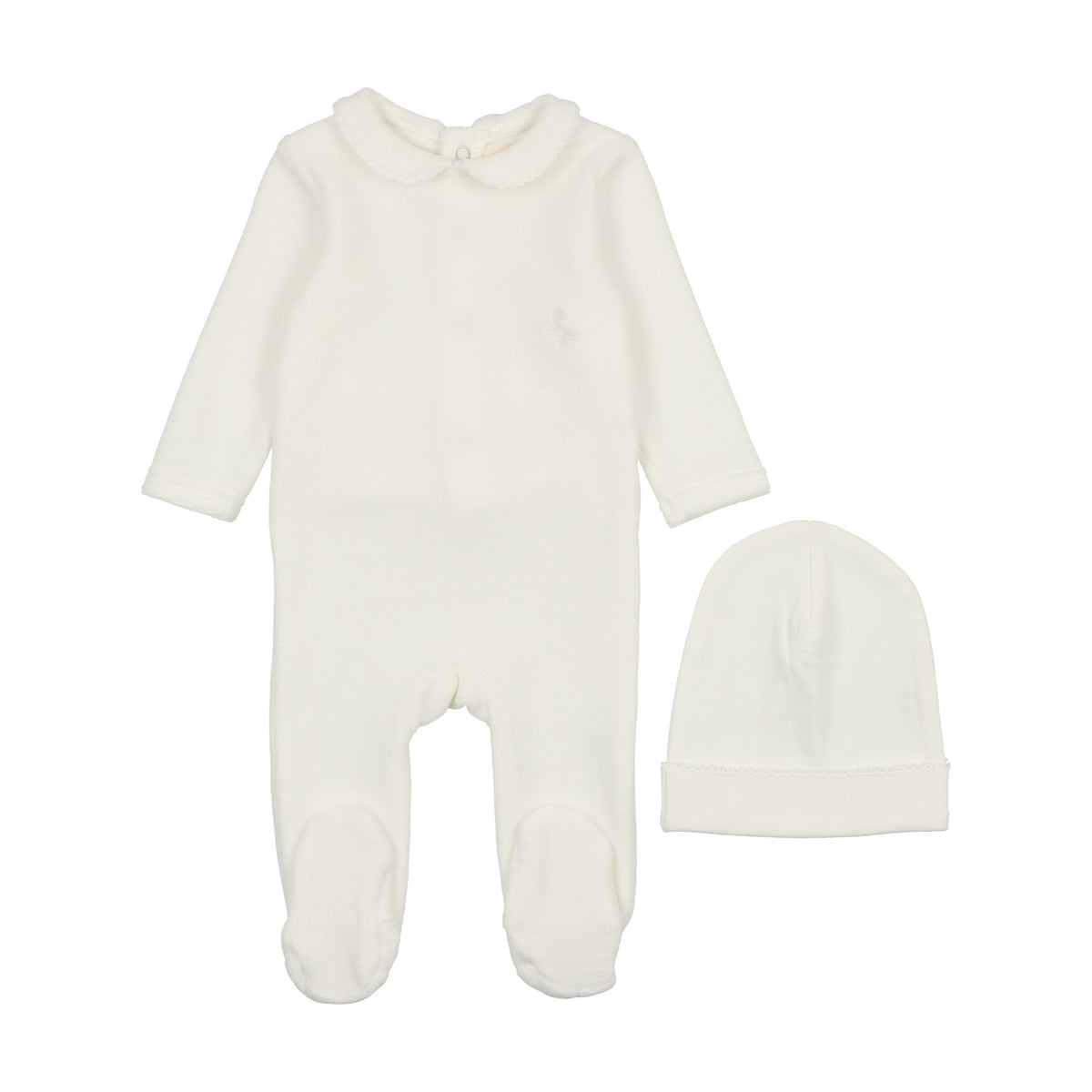 velour Picot Edge footie-3