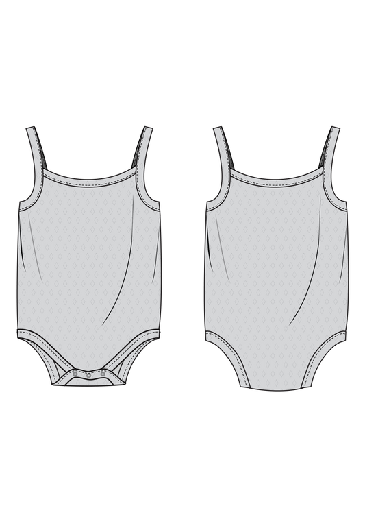 Pointelle undershirt (AW25-M128)