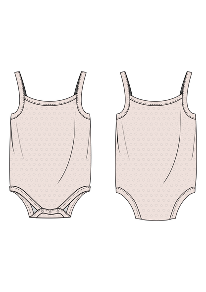 Pointelle undershirt (AW25-M128)