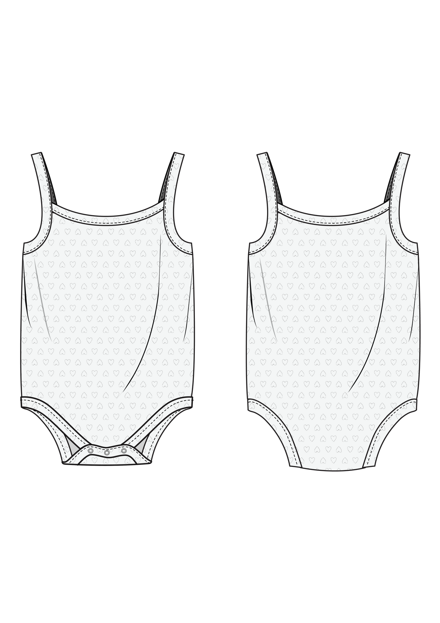 Pointelle undershirt (AW25-M128)