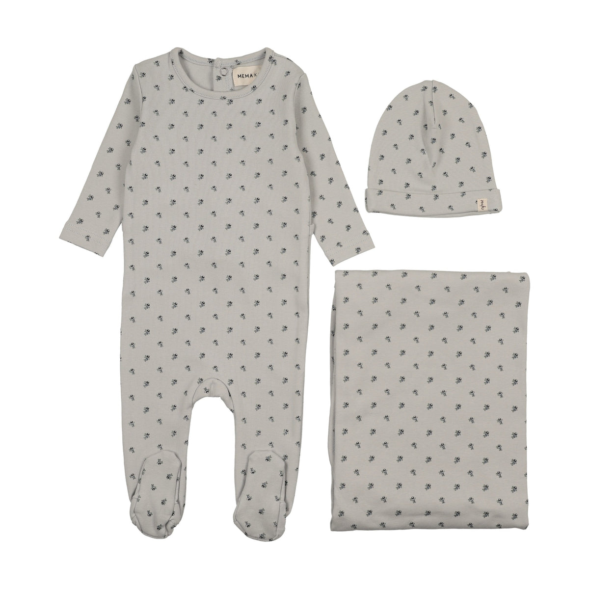 Berry print three piece set-2