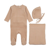 Velour gingham three piece set